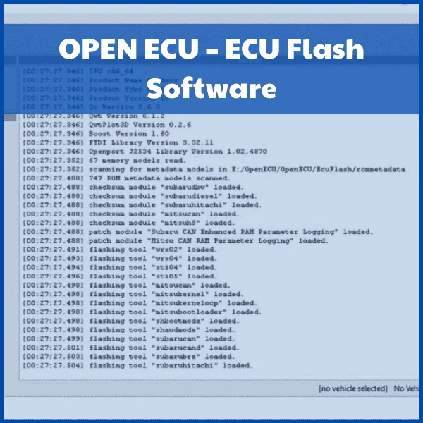 [Programming an ECU] OPEN ECU - ECU Flash Software